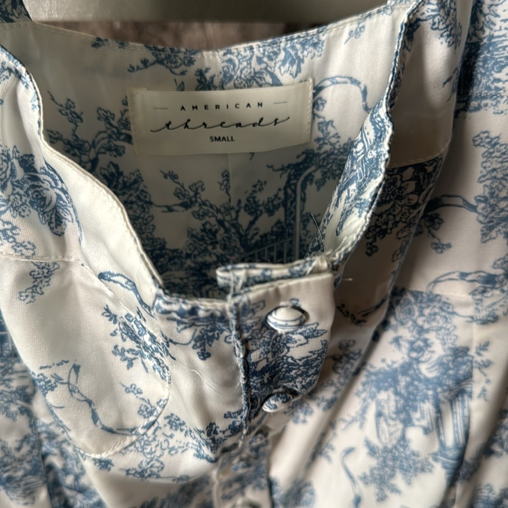 NWT American Threads Button Romper, Small - Picture 5 of 9